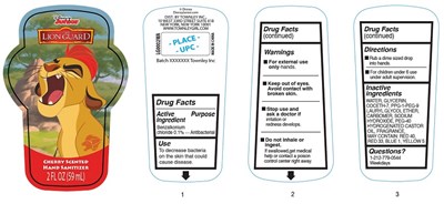 Sanitizer Label (Lion Guard)